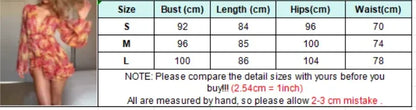 Chic Ruffle Print Slim Short Dress Women Chic Patchwork Flared sleeves V-neck Pleated Dresses 2026 Lady Summer Casual Vestido